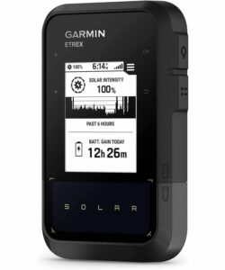 Garmin eTrex® Solar, GPS Handheld Navigator, Unlimited Battery Life, Water Resistant