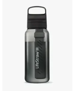 LifeStraw Go Series – BPA-Free Water Filter Bottle for Travel and Everyday use removes Bacteria, parasites and microplastics, Improves Taste