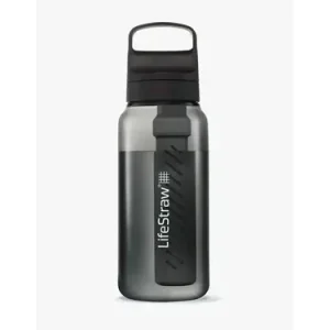 LifeStraw Go Series – BPA-Free Water Filter Bottle for Travel and Everyday use removes Bacteria, parasites and microplastics, Improves Taste