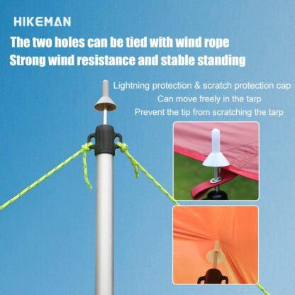 Adjustable Aluminum Telescoping Tarp Poles