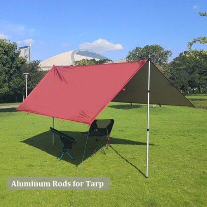 Adjustable Aluminum Telescoping Tarp Poles