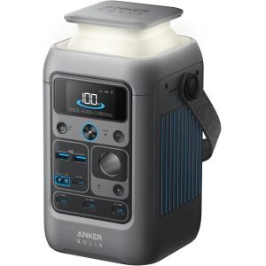 Anker SOLIX C300 DC Power Bank Station, Outdoor 288Wh (90,000mAh), Portable Power Station, LiFeP04 Battery, 300W Solar Generator, for Camping, Traveling, and Emergencies (No Wall Charger Included)