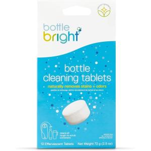 Bottle Bright Biodegradable All natural Effervescent Bottle Cleaning Tablets