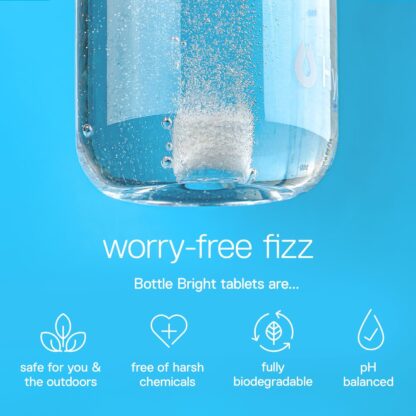 Bottle Bright Biodegradable All natural Effervescent Bottle CleaninBottle Bright Biodegradable All natural Effervescent Bottle Cleaning Tabletsg Tablets