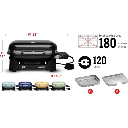 Weber Lumin Compact Electric Grill