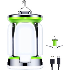 amping Lantern Rechargeable, Camping Lights Lamp-7 Light Modes 60 LED Ultra Bright LED Tent Light 10+ Hrs Runtime