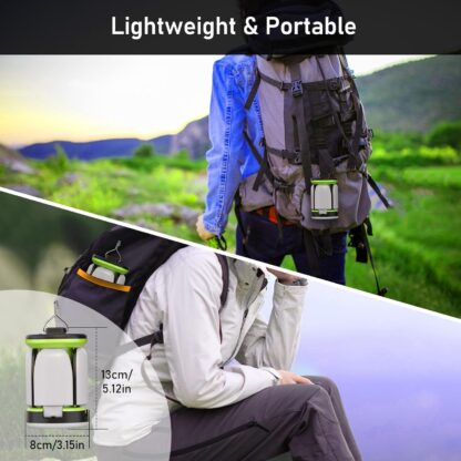 amping Lantern Rechargeable, Camping Lights Lamp-7 Light Modes 60 LED Ultra Bright LED Tent Light 10+ Hrs Runtime