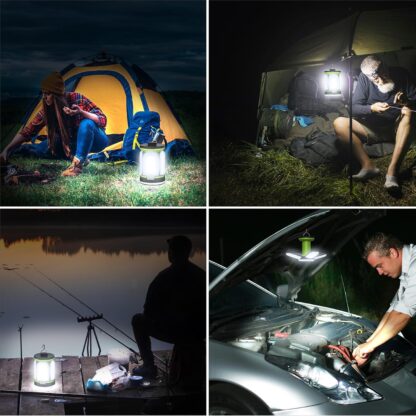 amping Lantern Rechargeable, Camping Lights Lamp-7 Light Modes 60 LED Ultra Bright LED Tent Light 10+ Hrs Runtime