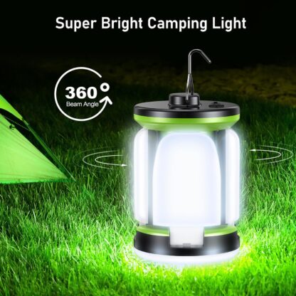 amping Lantern Rechargeable, Camping Lights Lamp-7 Light Modes 60 LED Ultra Bright LED Tent Light 10+ Hrs Runtime
