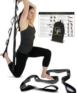 Fitness Stretching Strap for Physical Therapy, 12 Multi-Loop Stretch Strap 1.5