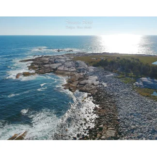 Pennant Point Crystal Cresecent Provincial Park Canvas Print