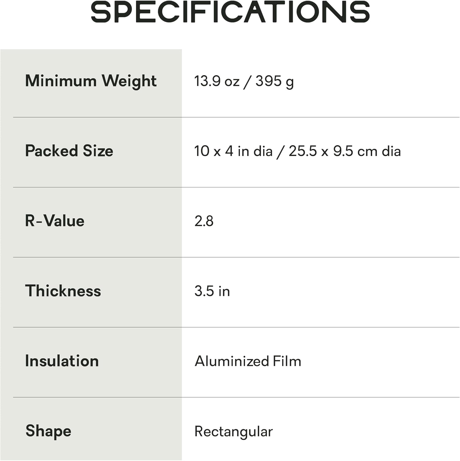 NEMO Equipment Tensor Trail Ultralight Insulated Sleeping Pad