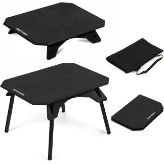 TOPCHANCES Folding Outdoor Camping Table,Ultralight Aluminum Camping Side Table,Portable Beach Table Roll Up Camping Table with Carrying Bag for Camping Beach Picnic Grilling Hiking FishingTravel