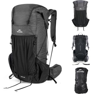 Naturehike 45L/60L Rock 2.0 Upgraded Internal Frame Hiking Ultralight Backpack