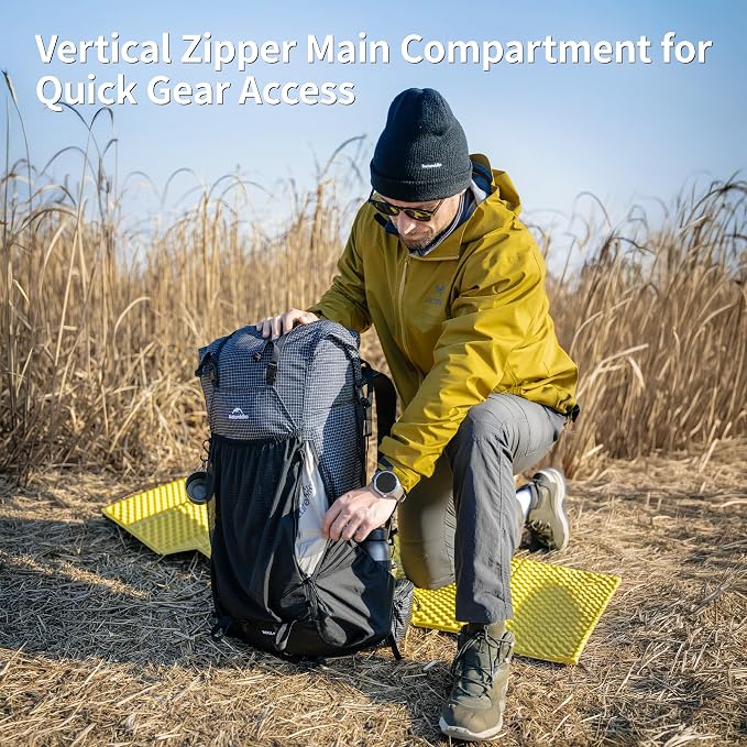 Naturehike 45L/60L Rock 2.0 Upgraded Internal Frame Hiking Ultralight Backpack