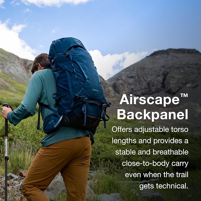 Osprey mens Kestrel 38l Men's Backpacking Backpack