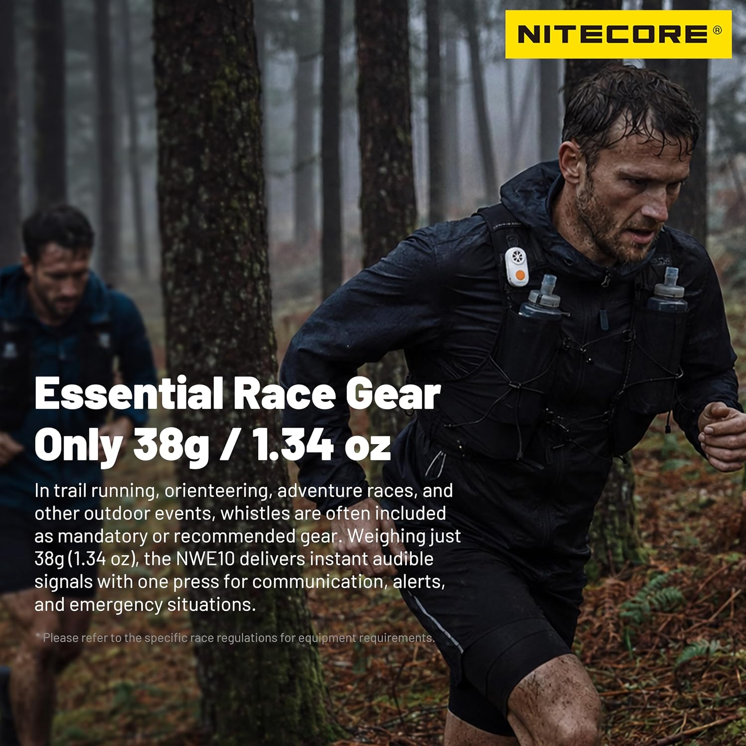 Nitecore NWE10 126dB Electronic Outdoor Whistle