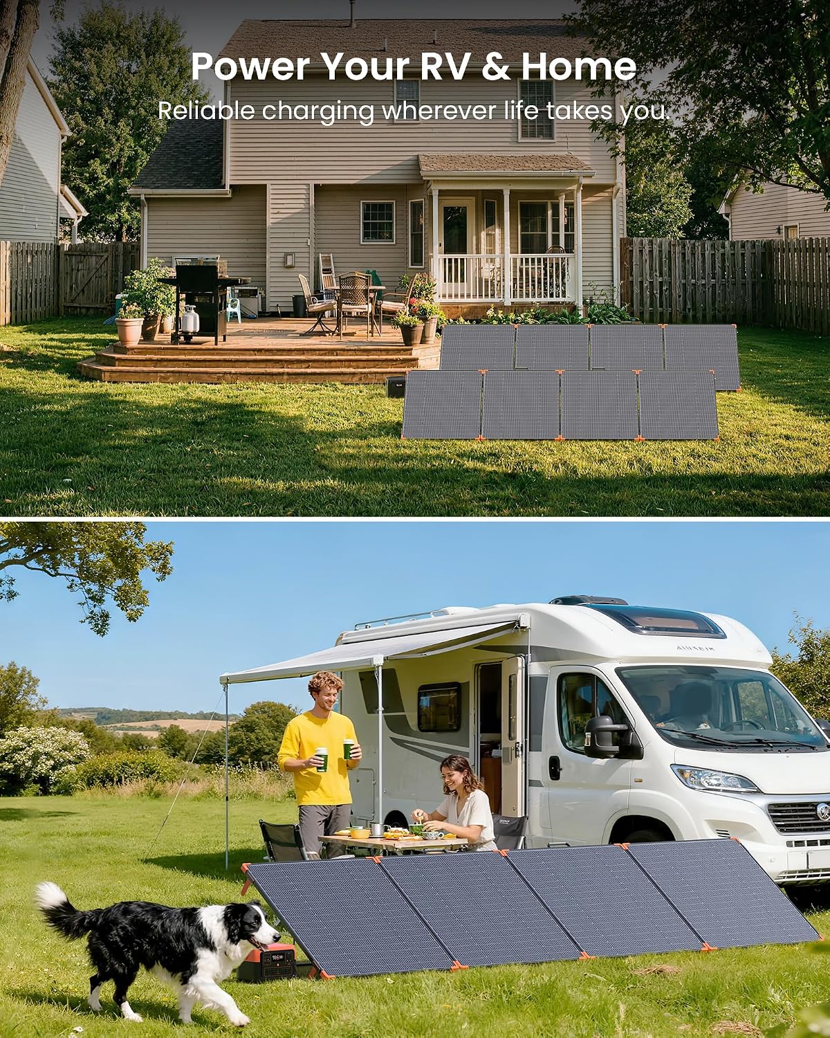 ZOUPW 450W Portable Solar Panel N-Type 16BB for Power Station
