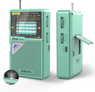 XHDATA D226 Portable Radio AM FM SW, Shortwave Radio with Flashlight